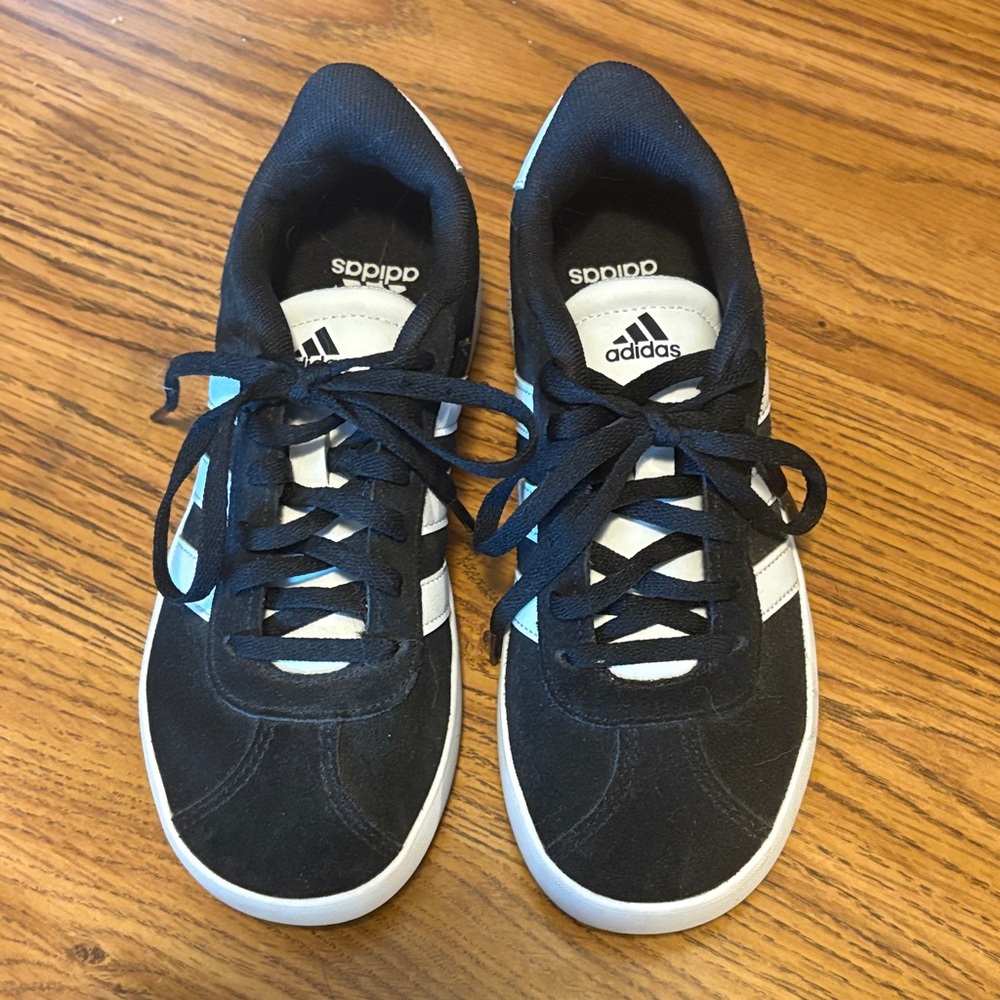 Adidas Classic Black and White Trainers
